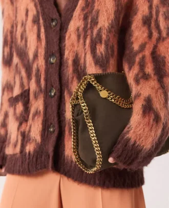 Borsa Falabella Mini in pelle scamosciata