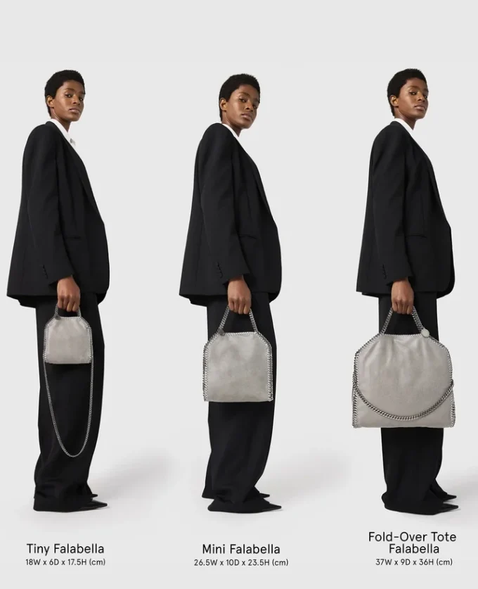 Borsa Falabella Mini in pelle scamosciata Borsa Falabella Mini in pelle scamosciata