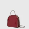 Borsa Falabella Tiny Tote in vernice stropicciata Borsa Falabella Tiny Tote in vernice stropicciata