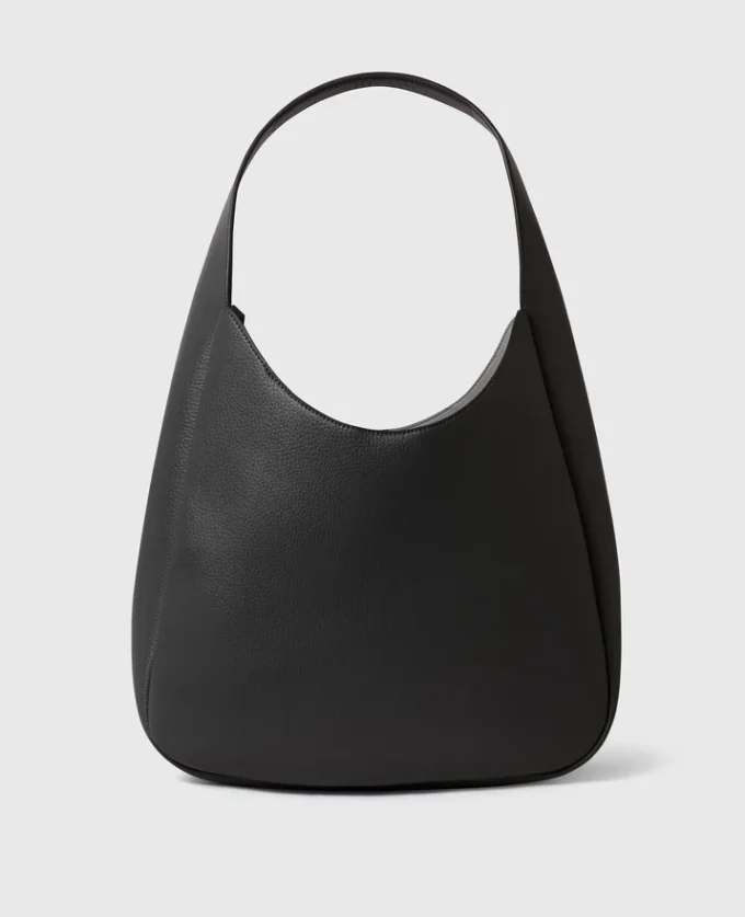 Borsa hobo grande con logo borchiato Borsa hobo grande con logo borchiato