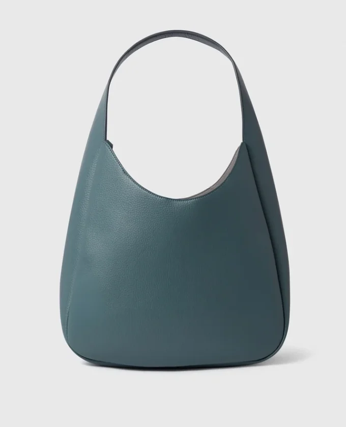 Borsa hobo grande con logo borchiato Borsa hobo grande con logo borchiato
