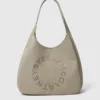 Borsa hobo grande Logo Slouchy