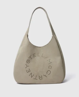 Borsa hobo grande Logo Slouchy