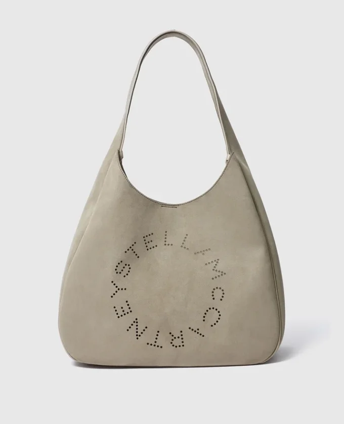 Borsa hobo grande Logo Slouchy