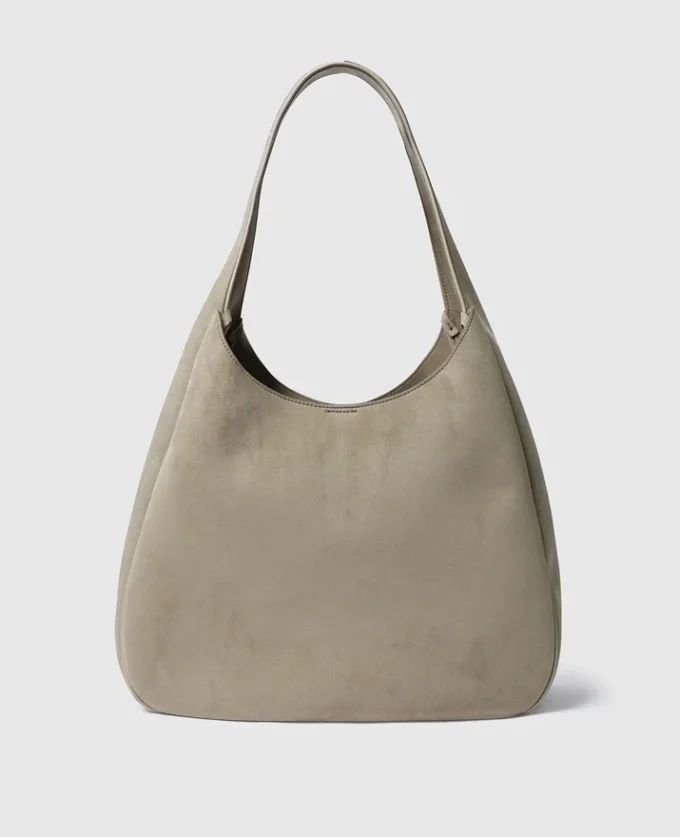 Borsa hobo grande Logo Slouchy