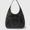 Borsa hobo grande slouchy invecchiata con logo Borsa hobo grande slouchy invecchiata con logo