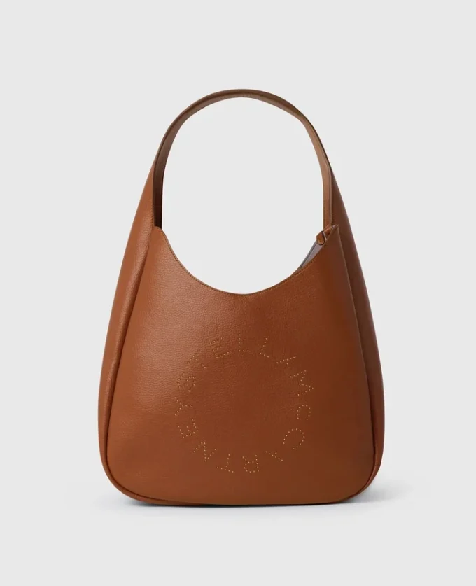 Borsa hobo media Slouchy con logo Borsa hobo media Slouchy con logo