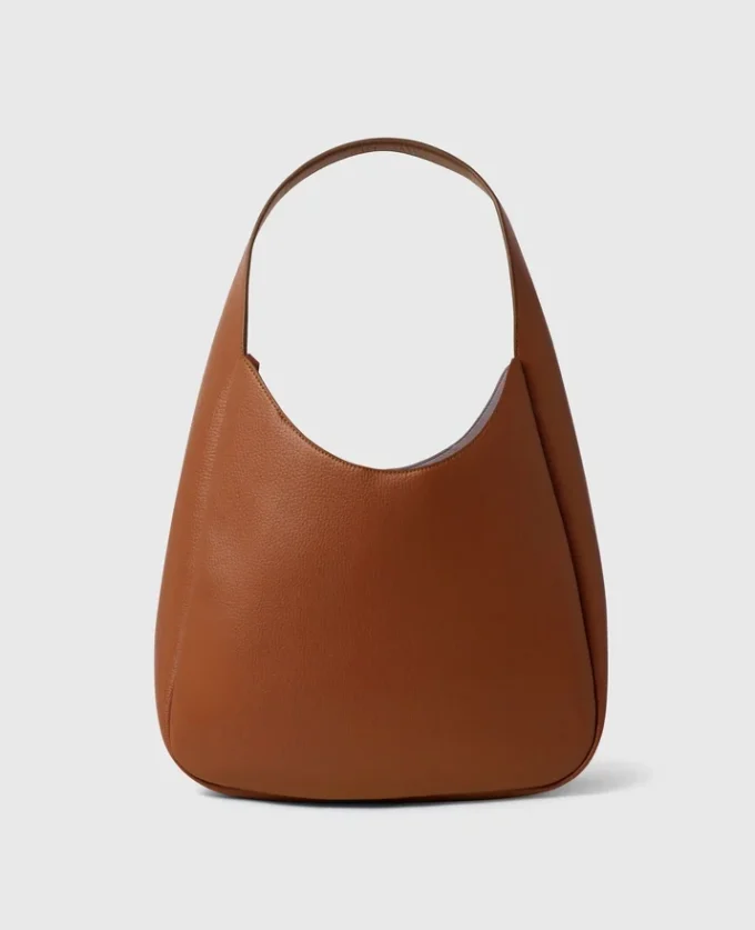 Borsa hobo media Slouchy con logo Borsa hobo media Slouchy con logo