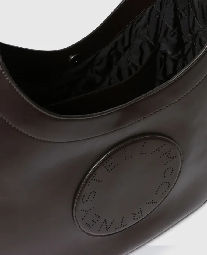 Borsa hobo morbida con cintura con logo Borsa hobo morbida con cintura con logo