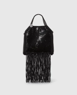 Borsa mini Falabella con frange e paillettes in edizione limitata