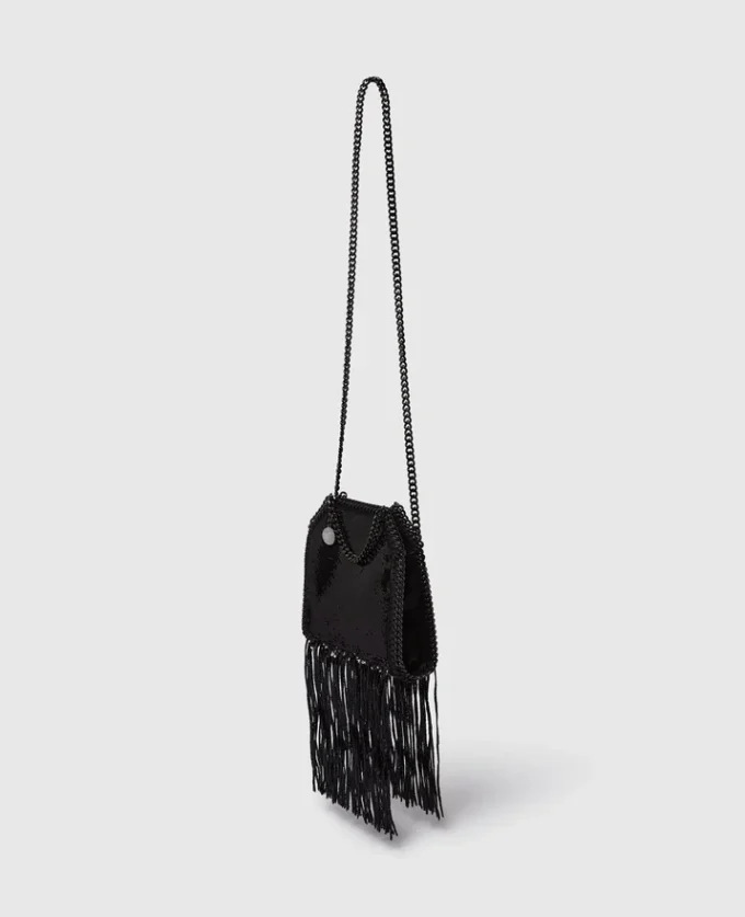 Borsa mini Falabella con frange e paillettes in edizione limitata Borsa mini Falabella con frange e paillettes in edizione limitata