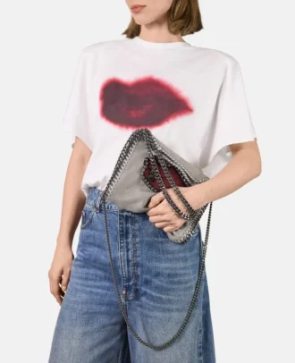 Borsa mini Falabella Lips