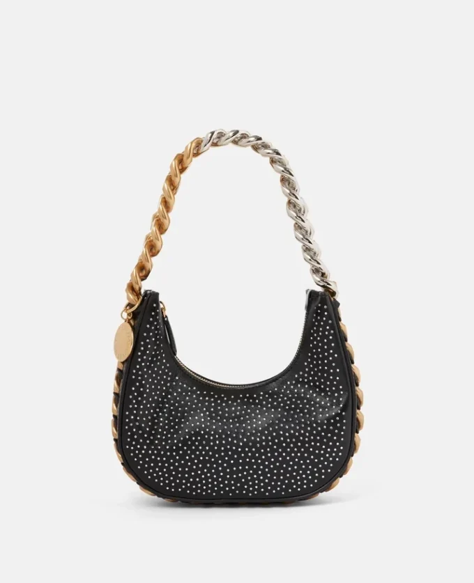 Borsa mini hobo con zip Frayme Borsa mini hobo con zip Frayme