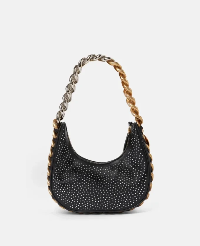 Borsa mini hobo con zip Frayme Borsa mini hobo con zip Frayme
