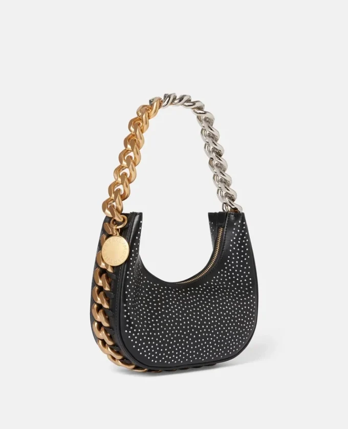 Borsa mini hobo con zip Frayme Borsa mini hobo con zip Frayme