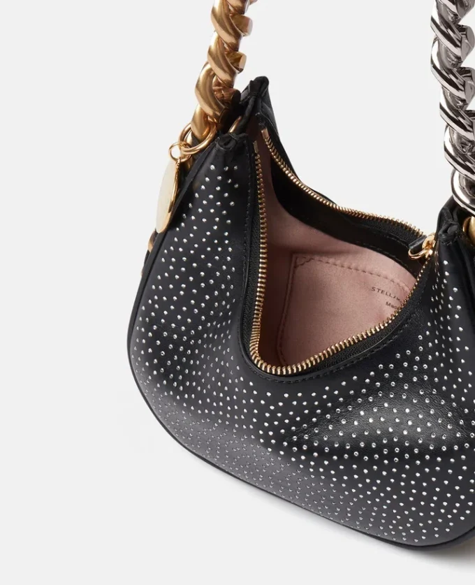 Borsa mini hobo con zip Frayme Borsa mini hobo con zip Frayme