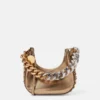 Borsa mini hobo Frayme con zip metallica Borsa mini hobo Frayme con zip metallica