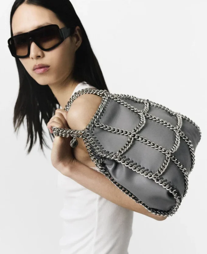 Borsa mini tote Falabella Chain Cage in edizione limitata Borsa mini tote Falabella Chain Cage in edizione limitata