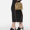 Borsa mini tote Falabella in rete di cristalli Borsa mini tote Falabella in rete di cristalli