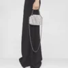 Borsa mini tote Falabella in rete di cristalli