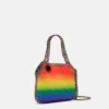Borsa mini tote Falabella Rainbow Crystal Dégradé