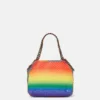 Borsa mini tote Falabella Rainbow Crystal Dégradé