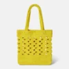 Borsa tote all’uncinetto con grafica SpongeBob Borsa tote all’uncinetto con grafica SpongeBob