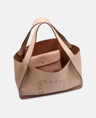 Borsa tote con logo Stella