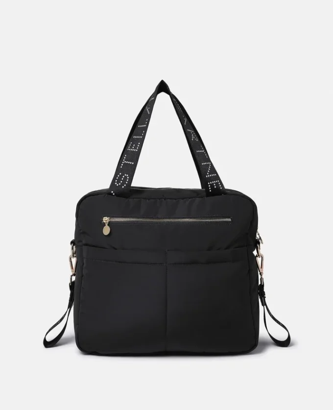 Borsa tote con nastro con logo Borsa tote con nastro con logo