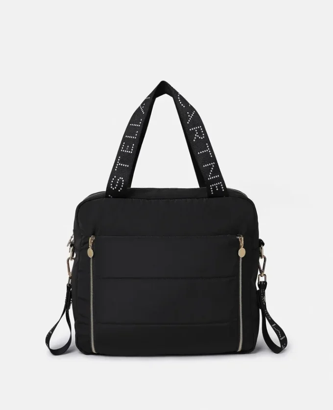 Borsa tote con nastro con logo Borsa tote con nastro con logo