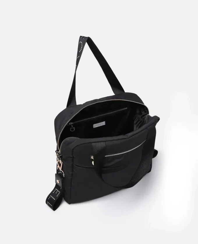 Borsa tote con nastro con logo Borsa tote con nastro con logo