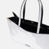 Borsa tote con stampa Sexy Robot effetto cromato a specchio Borsa tote con stampa Sexy Robot effetto cromato a specchio
