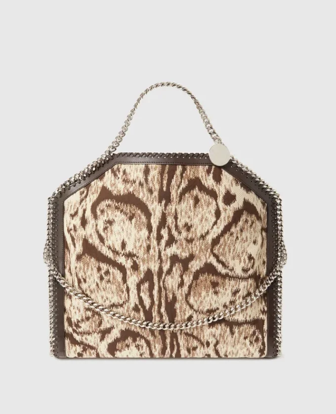 Borsa tote Falabella Cloud Leopard con chiusura a ribalta Borsa tote Falabella Cloud Leopard con chiusura a ribalta
