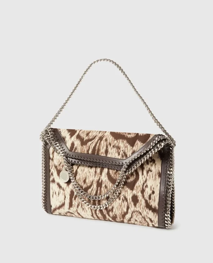 Borsa tote Falabella Cloud Leopard con chiusura a ribalta Borsa tote Falabella Cloud Leopard con chiusura a ribalta