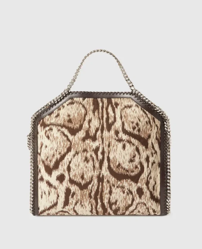 Borsa tote Falabella Cloud Leopard con chiusura a ribalta Borsa tote Falabella Cloud Leopard con chiusura a ribalta