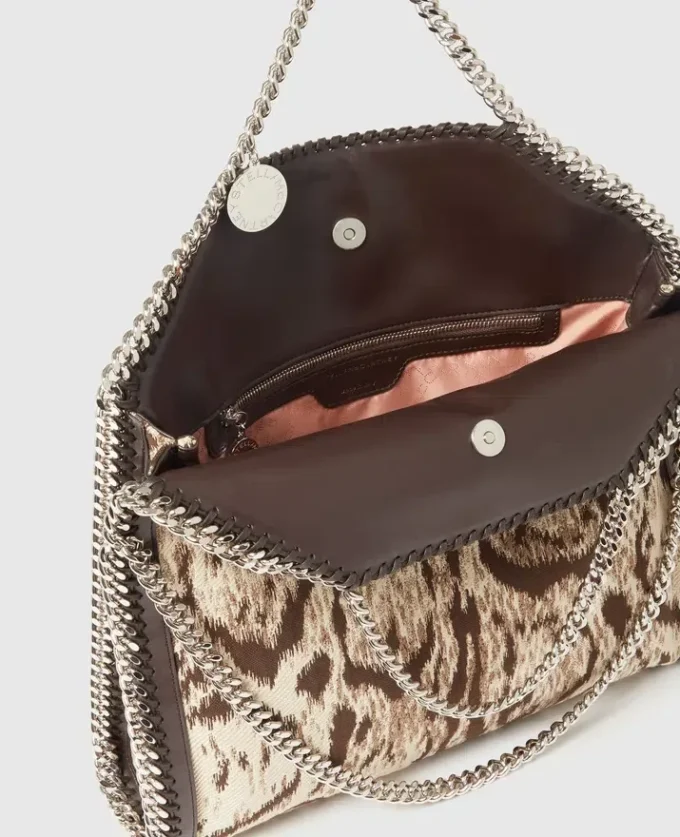 Borsa tote Falabella Cloud Leopard con chiusura a ribalta Borsa tote Falabella Cloud Leopard con chiusura a ribalta