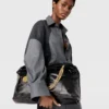 Borsa tote Falabella con coulisse e stampa cocco Borsa tote Falabella con coulisse e stampa cocco