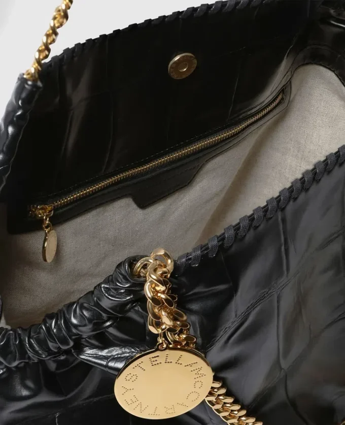 Borsa tote Falabella con coulisse e stampa cocco Borsa tote Falabella con coulisse e stampa cocco