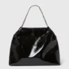 Borsa tote Falabella con coulisse in vernice