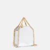Borsa tote Falabella con finitura cromata a specchio Borsa tote Falabella con finitura cromata a specchio