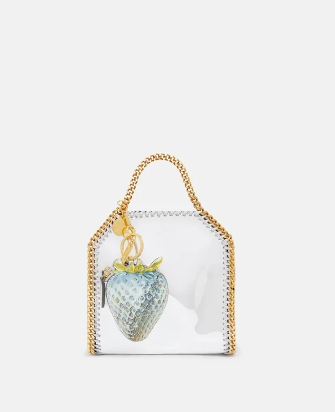 Borsa tote Falabella con finitura cromata a specchio Borsa tote Falabella con finitura cromata a specchio