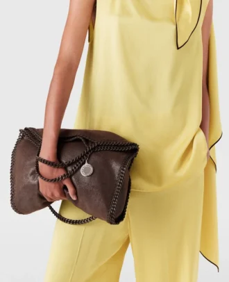 Borsa tote Falabella Fold-Over smaltata