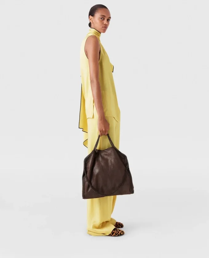 Borsa tote Falabella Fold-Over smaltata Borsa tote Falabella Fold-Over smaltata