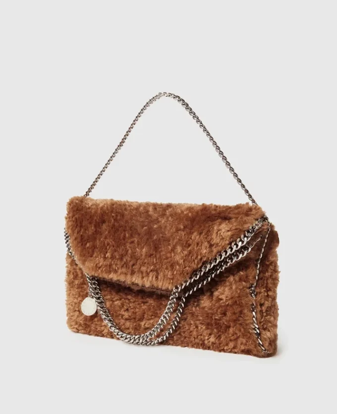 Borsa tote Falabella Plush con chiusura a ribalta