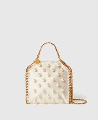 Borsa tote Falabella Vegan Pearl Tiny