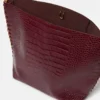 Borsa tote Frayme con effetto coccodrillo goffrato