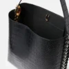 Borsa tote Frayme con effetto coccodrillo goffrato