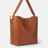 Borsa tote Frayme Studded Grainy Alter Mat