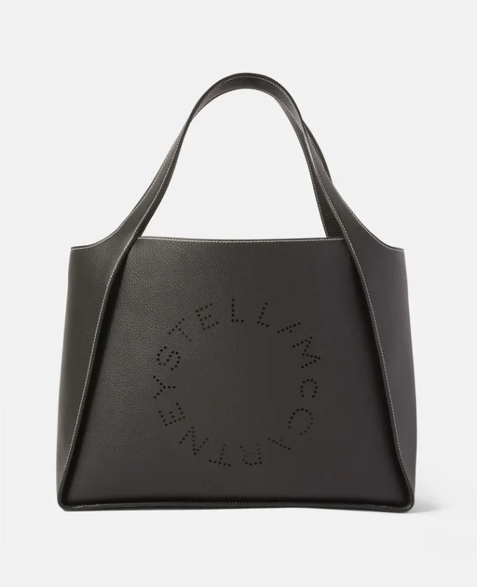 Borsa tote grande con logo Borsa tote grande con logo
