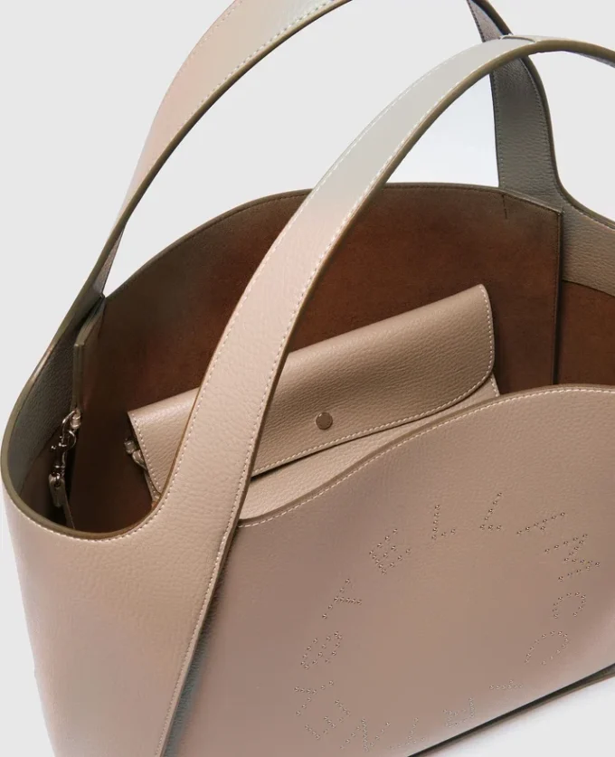 Borsa tote grande con logo Borsa tote grande con logo
